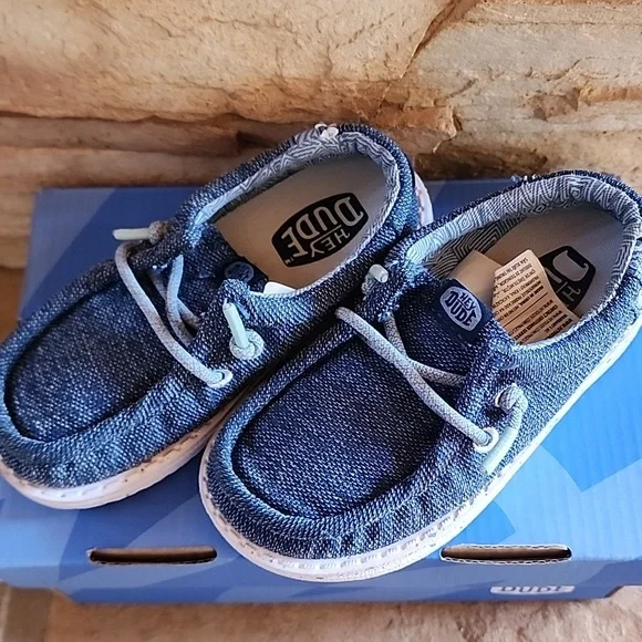 HEYDUDE Toddler Wally T Coastline 8M - Picture 2 of 4